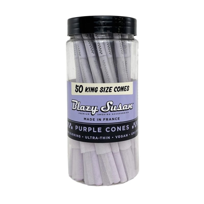 Blazy Susan Purple King Size Cones 50pk