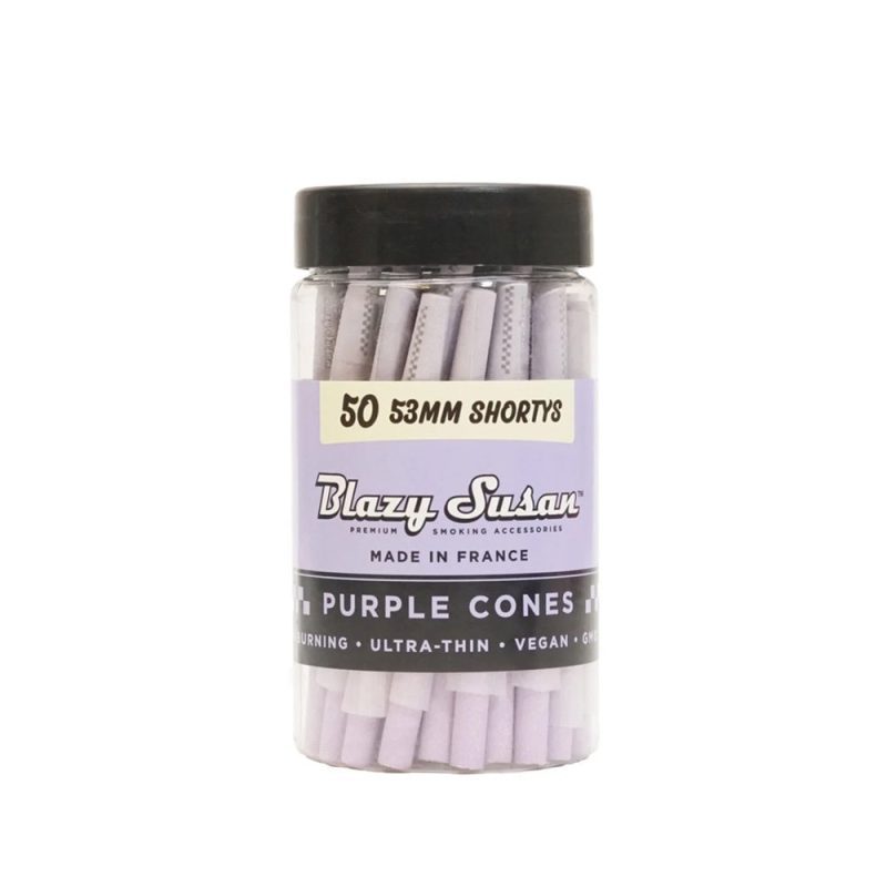 Blazy Susan Purple Shorty Cones 50pk