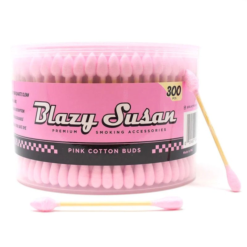 BlazySusan CottonBuds Pink 300Pcs