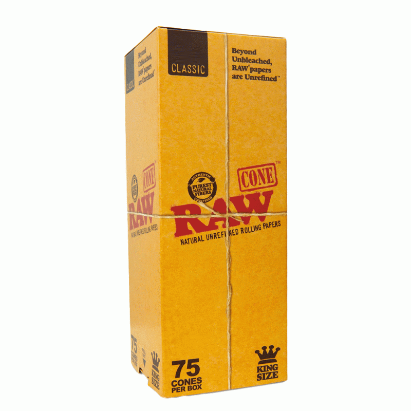 Raw Bulk Cones 75 pack Classic King Size