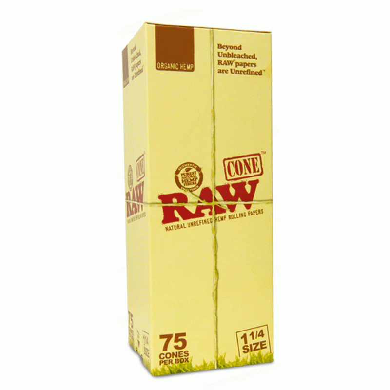 Raw Bulk Cones 75 pack Organic Hemp 1 25 Size